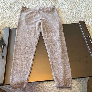 Cuddl Duds Charcoal Heathered Fleece leggings